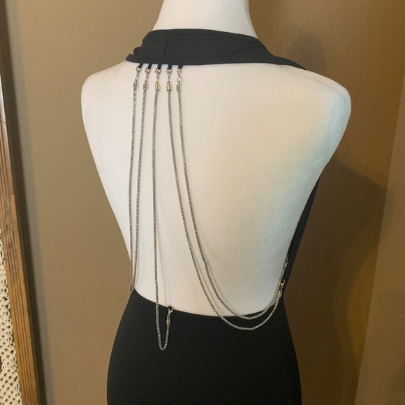 SHEIN backless sexy mini dress with chain back size small - Picture 6 of 15